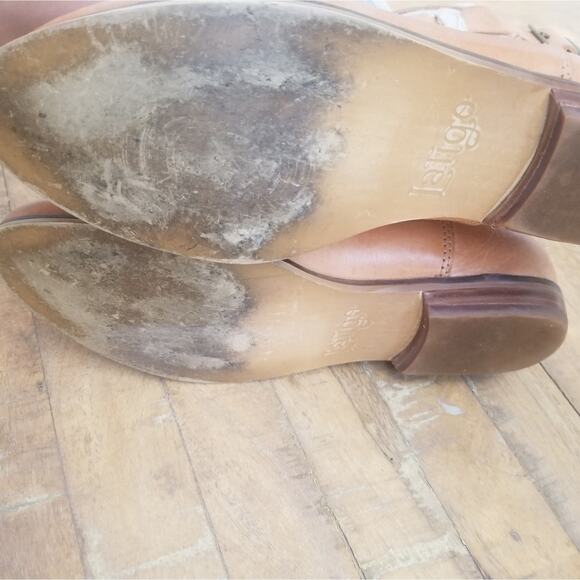 Latigo James Anthropologie Boots Womens 7M Leather and Canvas Ankle Boho Casual - Picture 5 of 12